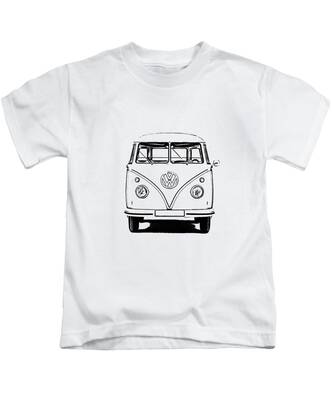 Boys DUDESKIN Designer Tshirt VW Camper Van Top Short Sleeve 100/% Cotton Summer